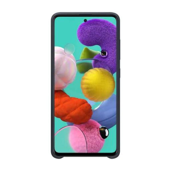 Samsung Galaxy A71 Deksel Silikon Svart