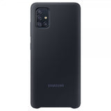 Samsung Original Galaxy A71 Deksel Silikoni Cover Svart