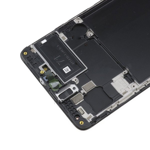 Samsung Galaxy A71 Skjerm med LCD Display + Ramme - Svart
