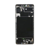 Samsung Galaxy A71 Skjerm med LCD Display + Ramme - Svart