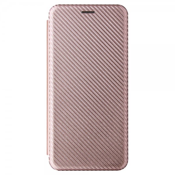 Samsung Galaxy A72 Etui Karbonfibertekstur Rosegull