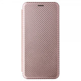 Samsung Galaxy A72 Etui Karbonfibertekstur Rosegull