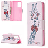 Samsung Galaxy A72 Etui Motiv Giraff med Briller