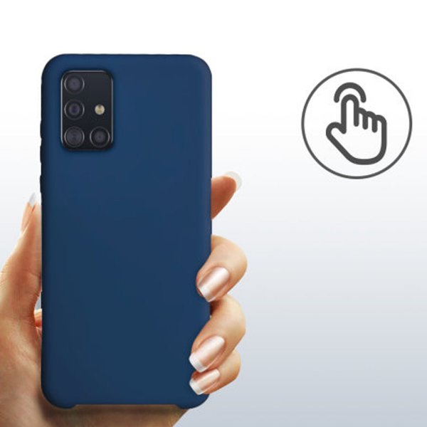 Samsung Galaxy A72 Deksel Silikon Blå