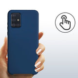 Samsung Galaxy A72 Deksel Silikon Blå