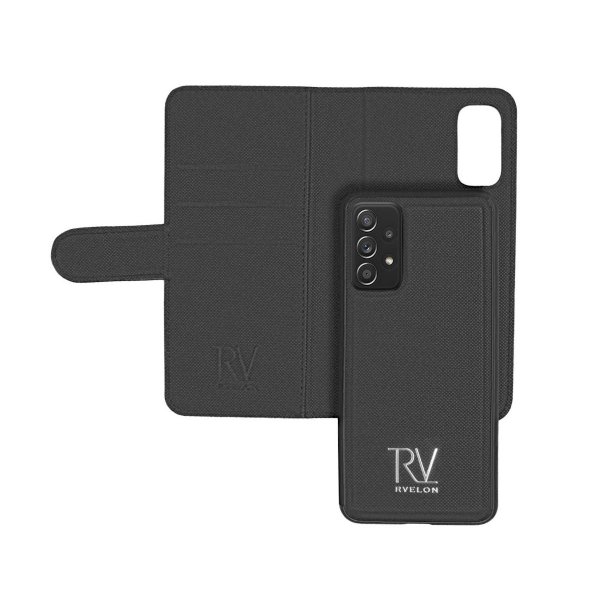 Rvelon Samsung Galaxy A72 Etui Detachable Wallet Case Svart