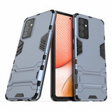 Samsung Galaxy A72 Deksel Armor Stativfunksjon Blå