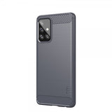 Mofi Samsung Galaxy A72 Deksel Børstet Karbonfibertekstur Grå