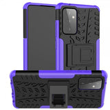 Samsung Galaxy A72 Deksel Dekkmønster Stativfunksjon Lilla