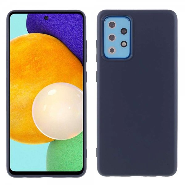 X-Level Samsung Galaxy A72 Deksel Liquid Silicone Blå
