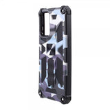Samsung Galaxy A72 Deksel med Magnet Stativfunksjon Camouflage Navy