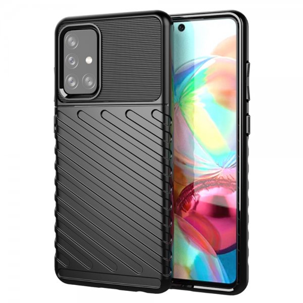 Samsung Galaxy A72 Deksel Thunder Series Svart