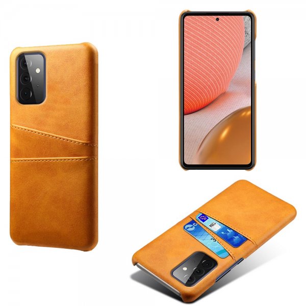 Samsung Galaxy A72 Deksel To Kortlommer Oransje