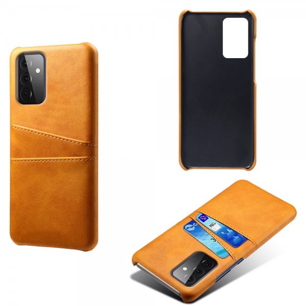 Samsung Galaxy A72 Deksel To Kortlommer Oransje