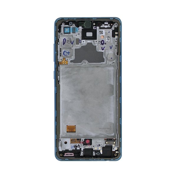 Samsung Samsung Galaxy A72 Skjerm med LCD Display Original - Blå