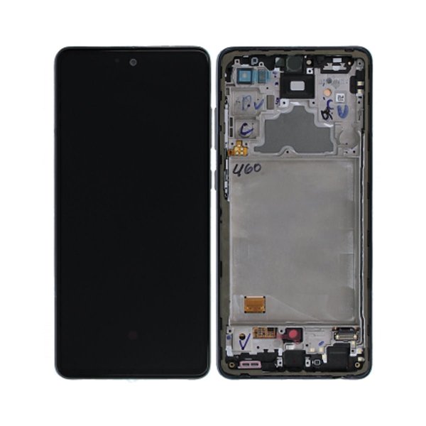 Samsung Samsung Galaxy A72 Skjerm med LCD Display Original - Svart