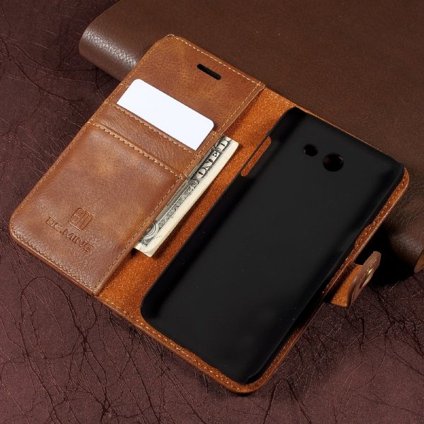 Samsung Galaxy J3 2017 Etui Litchi Svart