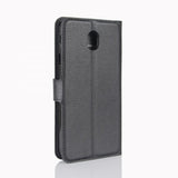 Samsung Galaxy J5 2017 Etui Litchi Svart