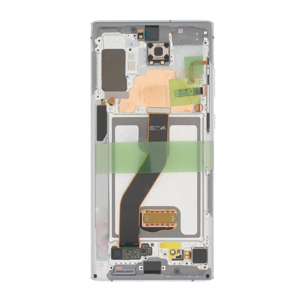 Samsung Samsung Galaxy Note 10 Plus Skjerm med LCD Display Original - Hvit