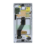 Samsung Samsung Galaxy Note 10 Skjerm med LCD Display Original - Hvit