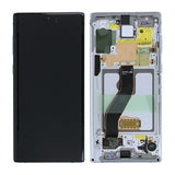 Samsung Samsung Galaxy Note 10 Skjerm med LCD Display Original - Hvit