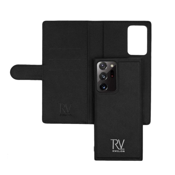 Rvelon Samsung Galaxy Note 20 Ultra Etui Detachable Wallet Case Svart