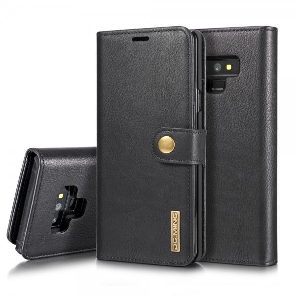 Dg.Ming Samsung Galaxy Note 9 Plånboksetui Löstagbart Deksel Svart