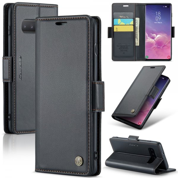 CaseMe Samsung Galaxy S10 Etui 023 Series Svart