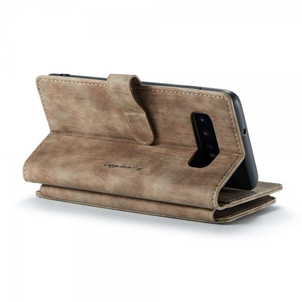 CaseMe Samsung Galaxy S10 Etui C30 Series Brun