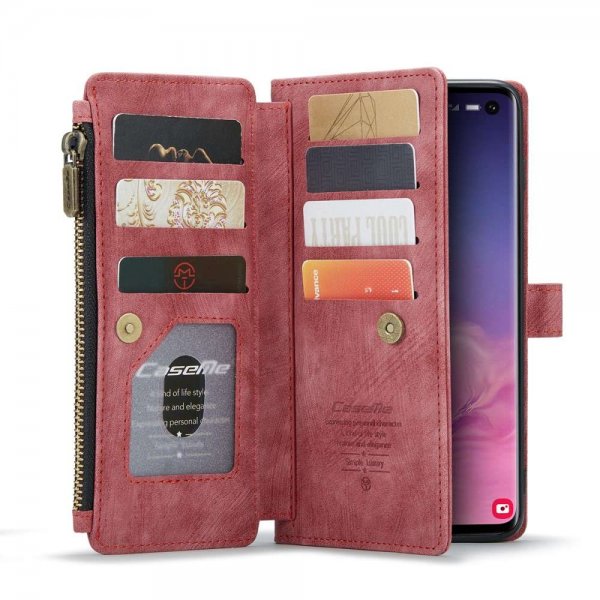 CaseMe Samsung Galaxy S10 Etui C30 Series Rød