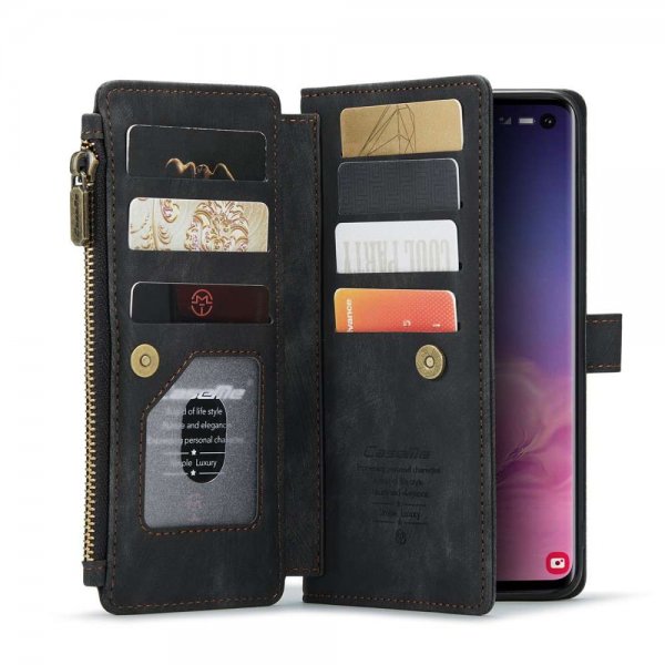 CaseMe Samsung Galaxy S10 Etui C30 Series Svart