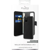Puro Samsung Galaxy S10 Lite Etui Wallet Detachable 2 in 2 Svart
