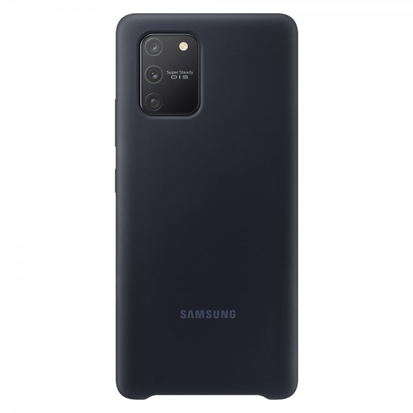 Samsung Original Galaxy S10 Lite Deksel Silikoni Cover Svart