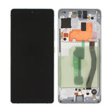 Samsung Samsung Galaxy S10 Lite (SM-G770F) Skjerm med LCD Display Original - Hvit