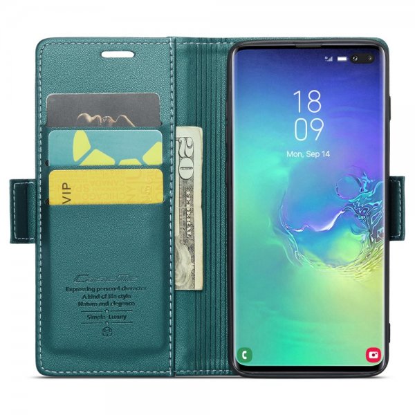 CaseMe Samsung Galaxy S10 Plus Etui 023 Series Grønn