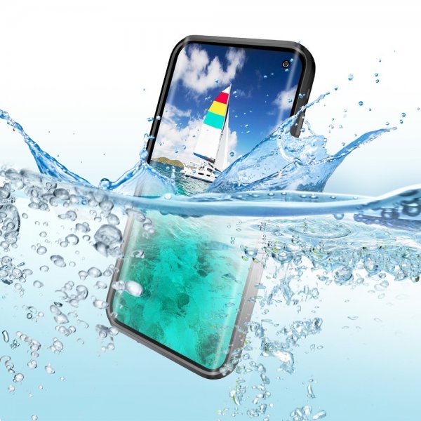 Redpepper Samsung Galaxy S10 Plus Deksel Vanntett IP68 Svart