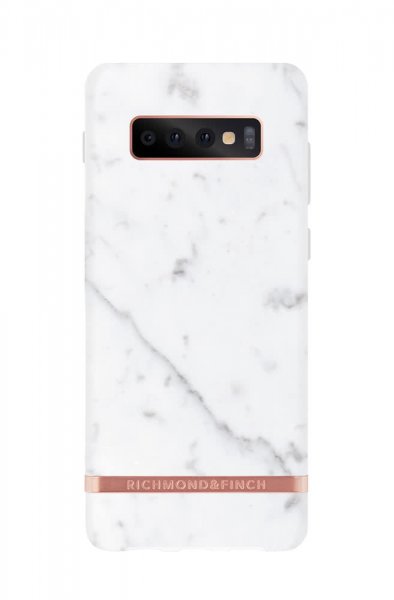 Richmond & Finch Samsung Galaxy S10 Plus Deksel White Marble