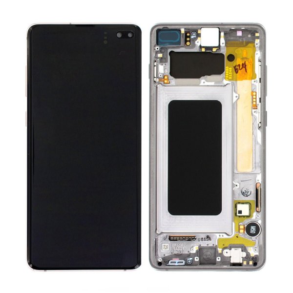 Samsung Samsung Galaxy S10 Plus (SM-G975F) Skjerm med LCD Display Original - Svart
