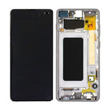 Samsung Samsung Galaxy S10 Plus (SM-G975F) Skjerm med LCD Display Original - Svart
