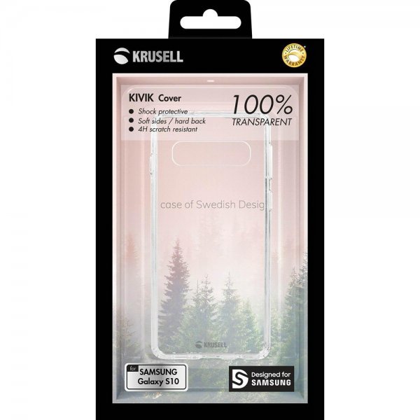 Krusell Samsung Galaxy S10 Deksel Kivik Cover Transparent
