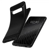 Spigen Samsung Galaxy S10 Deksel Rugged Armor Matte Black