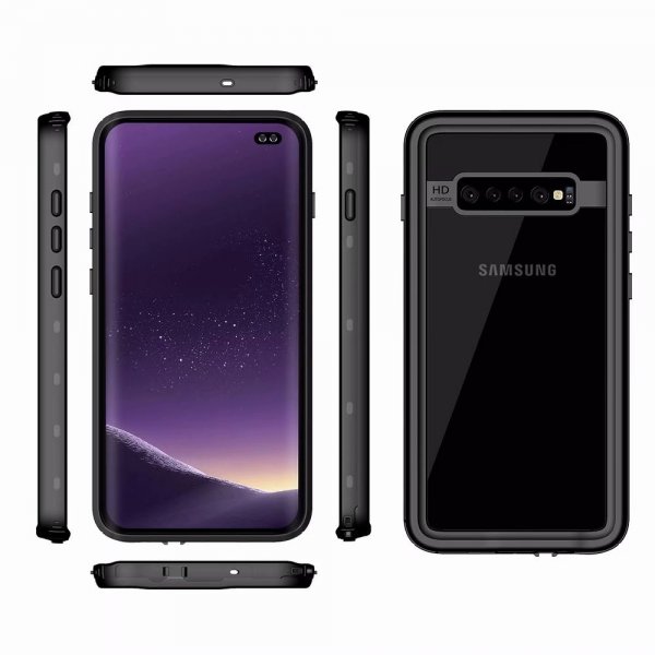 Redpepper Samsung Galaxy S10 Deksel Vanntett IP68 Svart