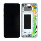 Samsung Samsung Galaxy S10 (SM-G973F) Skjerm med LCD Display Original - Grønn