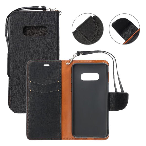 Samsung Galaxy S10E Etui 2 Kortlomme Svart