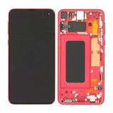 Samsung Samsung Galaxy S10e (SM-G970F) Skjerm med LCD Display Original - Rød