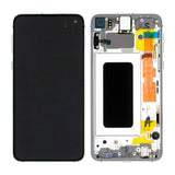 Samsung Samsung Galaxy S10e (SM-G970F) Skjerm med LCD Display Original - Hvit