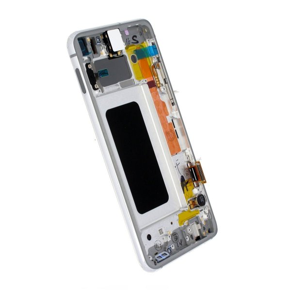 Samsung Samsung Galaxy S10e (SM-G970F) Skjerm med LCD Display Original - Hvit