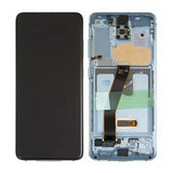 Samsung Samsung Galaxy S20 4G/5G (G980/G981) Skjerm med LCD Display Original - Blå