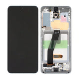 Samsung Samsung Galaxy S20 4G/5G (G980/G981) Skjerm med LCD Display Original - Hvit