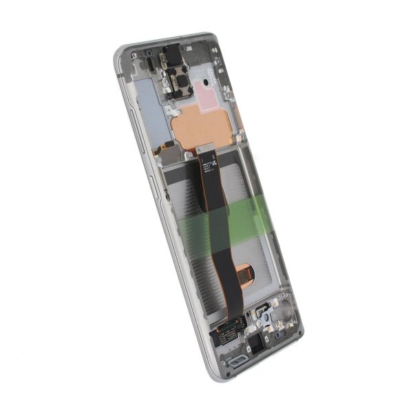 Samsung Samsung Galaxy S20 5G (SM-G980F) Skjerm med LCD Display Original - Hvit